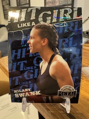 2025 Листовой Металл Женщины Спорта Hilary Swank Hit Like A Girl #1/1 - Изображение 1 из 2
