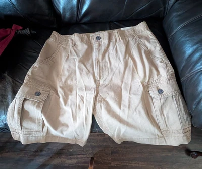 Two Arizona Jeans Men's Shorts, Tan and Grey, Size 36, New with tags - Image 1 of 4