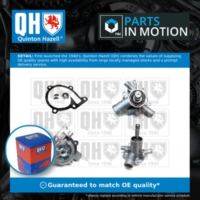 Water Pump fits PEUGEOT 304 M20 1.4D 76 to 79 XL4D Coolant QH 120250 120267 New - Image 1 of 4