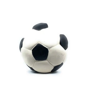 Medium Soccer Ball - Soft, Squeaky Dog Toy - Natural Rubber (Latex) - 3.25" D... - Picture 1 of 7