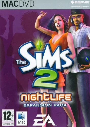Sims 2: Nightlife Expansion Pack (Mac/DVD) - Image 1 of 1