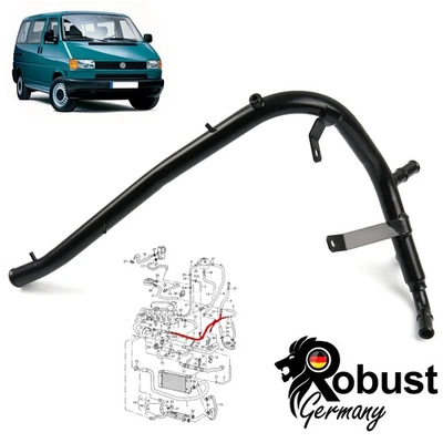 Für Vw T4 Box 2.4d 2.5 2.5 Tdi (90-04) Kühlwasserrohr Wasserrohr Kühlmittelrohr - Bild 1 von 4