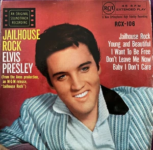 Elvis Presley - Jailhouse Rock - EP - RCX 106 - 1958 - Tri Centre - N/Mint - Picture 1 of 4