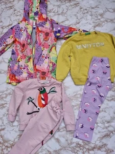 United Colors Of Benetton And NEXT Set Pacchetto Primavera Bambina 4-5 Anni - Foto 1 di 12