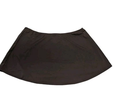 NWT Merona Brown Swim Skirt Womens 16W 18W Beach Summer Vacation  #1010 - Image 1 of 4