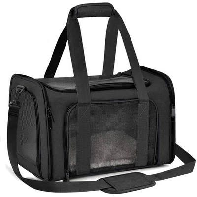 Katzentransportbox, Hundetransporttasche, faltbar, , Tragetasche 25 lbs, Haus... - Bild 1 von 4