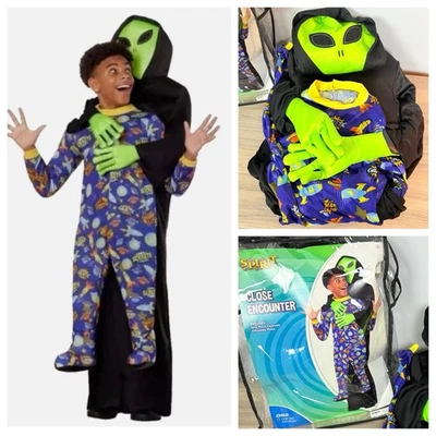 Espíritu Halloween Encuentro Cercano Extraterrestre Abducción Niños Disfraz Niño Talla Única Usado en Excelente Condición Foto 1 de 4