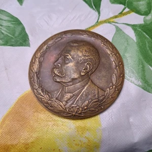 1909 Porfirio Diaz,Peace Medal. By Tiffany & Co. Bronze. About Unc mexico - Picture 1 of 2