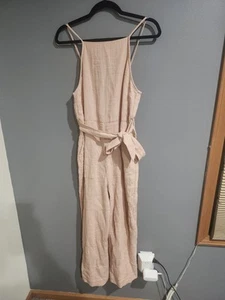 Zara Nude Rose Womens Jumpsuit Size Medium - Picture 1 of 6