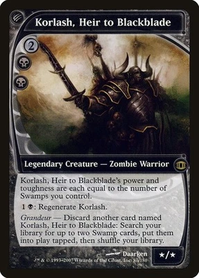 Future Sight  MTG  Korlash, Heir to Blackblade  Magic - Image 1 of 2