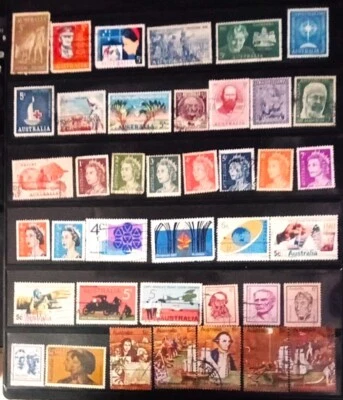 AUSTRALIA 1960-1970 COMMEMORATIVE STAMPS LOT USED AUC2 - Image 1 of 2