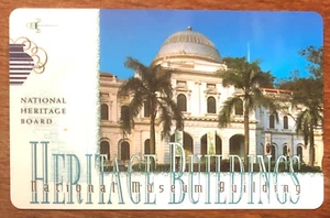 SINGAPOUR TELECOM HERITAGE BUILDINGS 20$ CARTE MAGNÉTIQUE PHONECARD CALLING CARD - Imagen 1 de 2