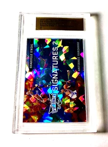 Shaquille O’Neal 1/1 2022 Leaf Vibrance Crystal Platinum Hardaway (1 of 1) SP #1 - Picture 1 of 6