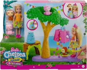 MATTEL BARBIE CHELSEA THE LOST BIRTHDAY GTM84 PLAY SET CHELSEA UND ZWEI WELPEN - Bild 1 von 4