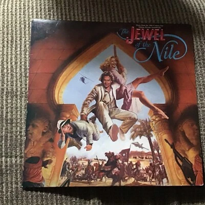 THE JEWEL OF THE NILE 1985 ORIGINAL SOUNDTRACK LP JIVE PRINT VINTAGE VINYL 10TRX - Image 1 of 4