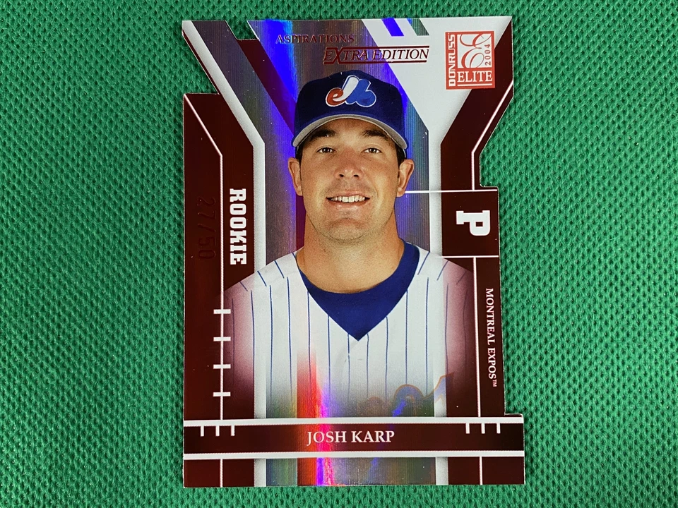 2004 Donruss Elite Extra Edition Aspirations #239 Josh Karp ROO 27/50 Expos - Image 1 of 1