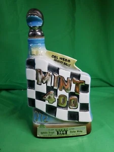 Ancienne carafe Jim Beam 1972 Del Webb Desert Rally 400 Las Vegas vide - Photo 1/7