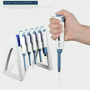 Lab Single Channel Manual Adjustable Micropipette Toppette Pipette Pipettors - Picture 1 of 15