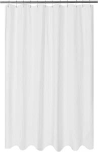 Mrs Awesome Embossed Microfiber Extra Long Shower Curtain Liner 71 X 84 Inches - Picture 1 of 12