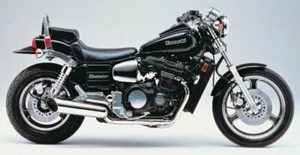 KAWASAKI ZL900 ZL  ELIMINATOR FRONT  STAINLESS BRAIDED BRAKE KIT  GPZ - Picture 1 of 6