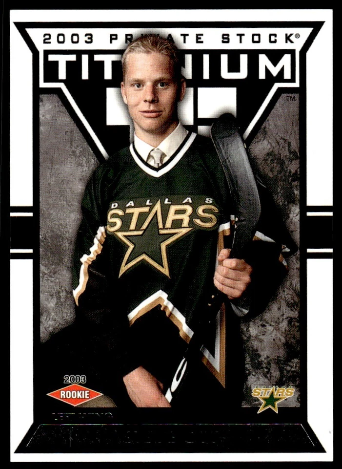 2002-03 Pacific Private Stock Titanium Steve Ott Rookie /1475 Dallas Stars #112 - Image 1 of 2