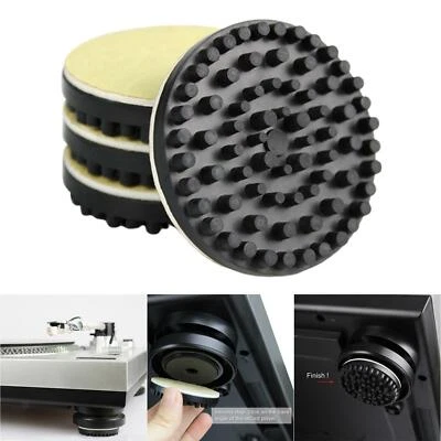 4Pcs Turntable Isolation Feet Vibration-Absorption for Vinyl Record Player - Image 1 of 4