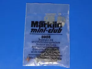 MÄRKLIN Z - 8926 - Trennstücke und Verbindungsfedern Oberleitung / OVP - NEU - Bild 1 von 1