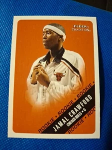 2000 JAMAL CRAWFORD FLEER TRADITION ROOKIE CARD RC #267 CHICAGO BULLS CLIPPERS - Picture 1 of 2