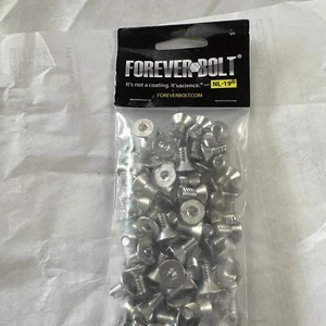 Socket Flat Head Screw, 1/4”-20, 1/2”L, Stainless Steel, Pack 100 With NL-19 - Picture 1 of 6