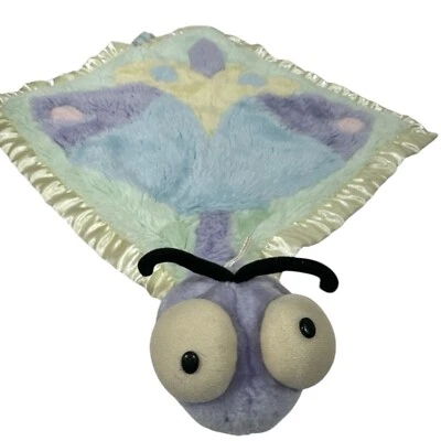 Vintage Y2K My Banky SHAWN Butterfly Lovey Plush Purple Green Trim Soother - Image 1 of 4