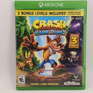 Crash Bandicoot N Sane Trilogy Xbox One 2018 Activision 3 juegos remasterizados - Imagen 1 de 3