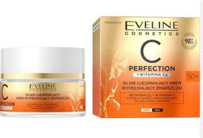 EVELINE COSMETICS C-PERFECTION 50+ Strongly firming cream filling wrinkles 50 ml - Image 1 of 4