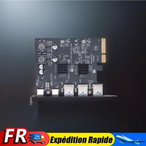 PCIE Splitter USB3.2 Gen2 10Gbps PCIe To USB 3.2 Gen 2 Card ASM3142 + VL822 Chip - Photo 1/18