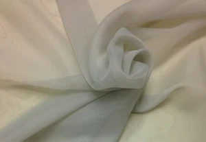 SHEER LIGHT GREY GRAY #681 SHEER CURTAIN LINING FABRIC BY THE YARD 57"WIDE - Picture 1 of 3