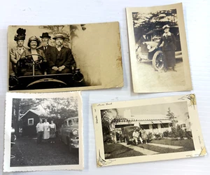 Lot Of 8 Early 1900s Vintage Photos   Cars   [P1-x16] - Picture 1 of 10