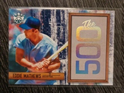 2018 Panini The 500 Diamond Kings Eddie Mathews #500-EM - Image 1 of 2