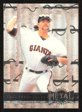 1996 Metal Universe Platinum ROD BECK card #240 SAN FRANCISCO GIANTS Baseball