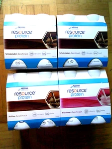 16x200 ml Nestle resource protein Schokolade Kaffee Waldbeere Astronautennahrung - Bild 1 von 1