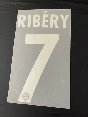 Germany Bayern Munich Ribery   Original Name Set For A Shirt - Image 1 of 4
