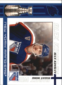 2003-04 (RANGERS) Pacific Quest for the Cup Blue #70 Alex Kovalev/150