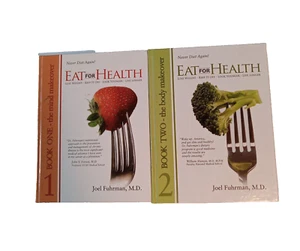 Joel Fuhrman MD Eat For Health Diät Abnehmen Vegan Pflanzlich 2 Bücher - Bild 1 von 2