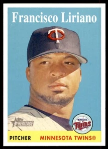 2007 MINT --. Topps Heritage Francisco Liriano Minnesota Twins #328 - Picture 1 of 2
