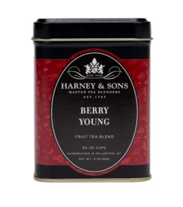 Harney and Sons Berry Young Fruit Tea Blend 3 Ounce Tin - Picture 1 of 2