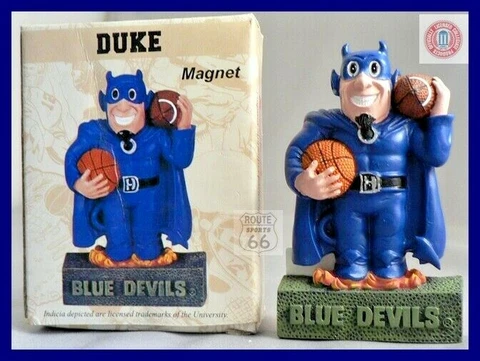 DUKE BLUE DEVILS FOOTBALL BASKETBALL SPORTS NCAA MASCOT 3-D MAGNET GREAT GIFT Cover