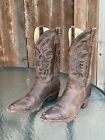 Shyanne Loretta Snip Toe Cowboy Boots Brown Leather Women Size 9.5 M