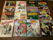 HUGE lot of 34 PULP COMIC MAGAZINES, REPRINTS AND FANZINES VINTAGE TO MODERN