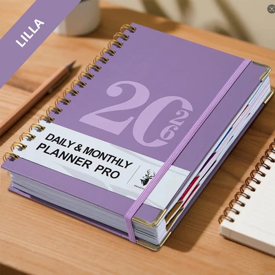 📅2026 Agenda Calendario | Giornaliero + Settimanale | 320 pag. | Pocket | 16x21 - Immagine 1 di 4