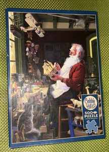 Cobble Hill 500 Piece Christmas Puzzle Santa’s Workbench High Quality Print - Picture 1 of 7