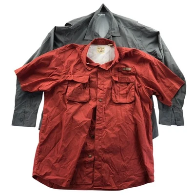 Lote de 2 camisas RedHead para hombre talla XL utilitarias al aire libre clásicas informales grises Foto 1 de 4