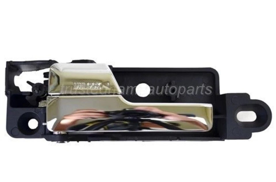 fits 2006 to 2011 Mercury Milan Interior Door Handle Rear Left Chrome ABS - Image 1 of 2